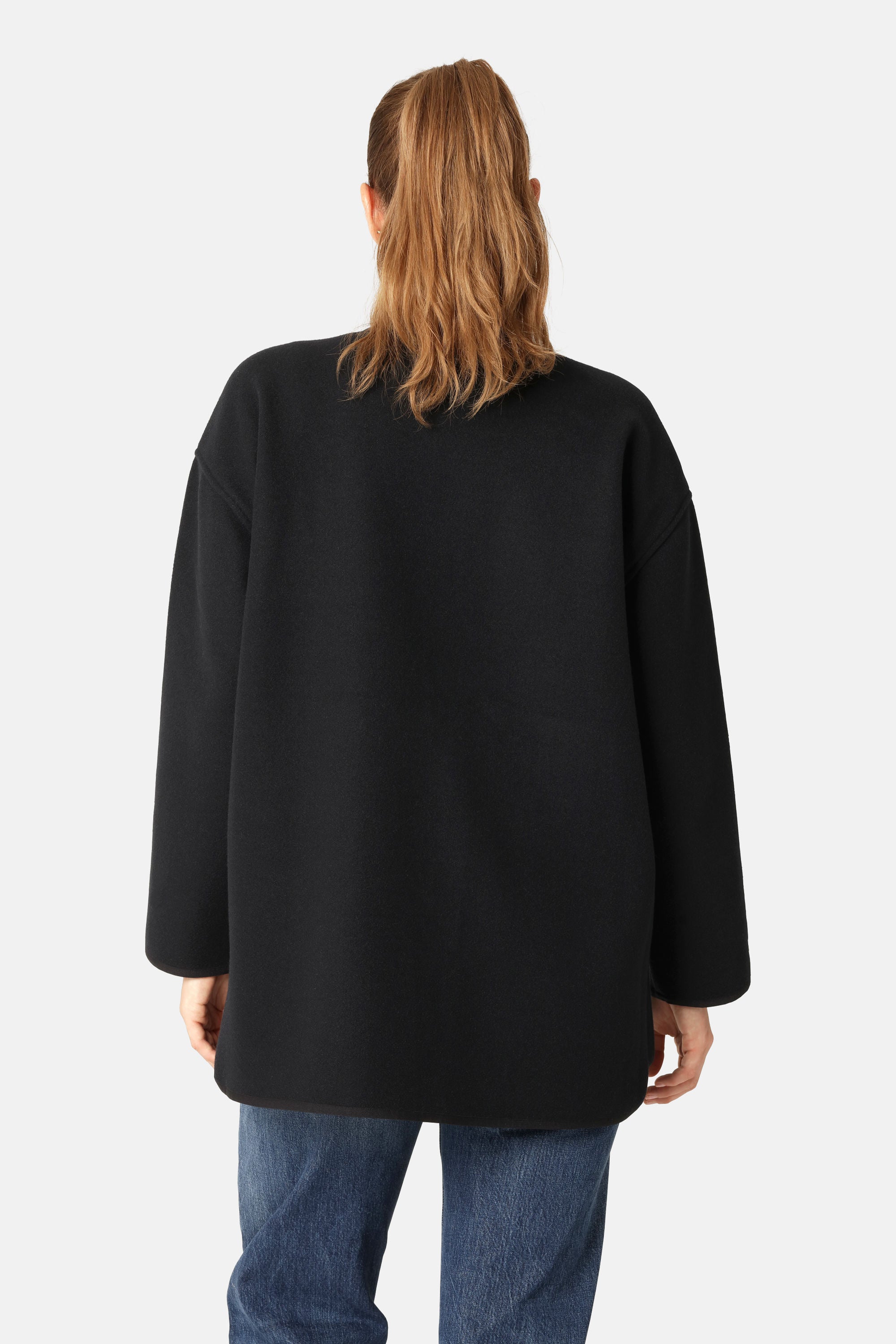 Gefilzte Casual Jacke - Dark Indigo